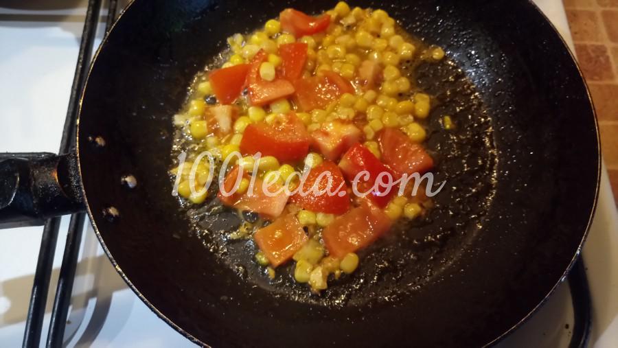 Омлет с помидорами и кукурузой: рецепт с пошаговым фото - Шаг №1