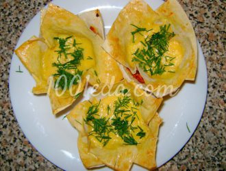 Корзинки из лаваша с мясным фаршем и сыром: рецепт с пошаговым фото