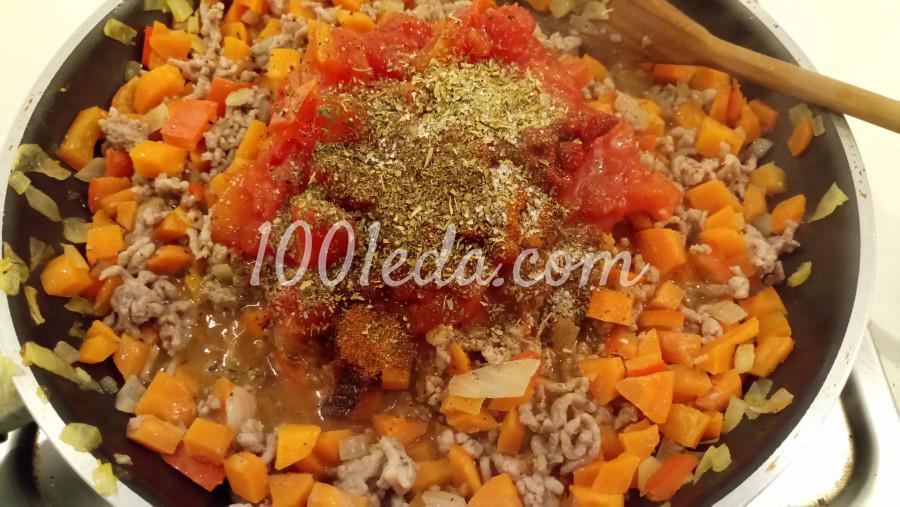 Острый томатный соус с фаршем и паприкой для пасты: рецепт с пошаговым фото - Шаг №5