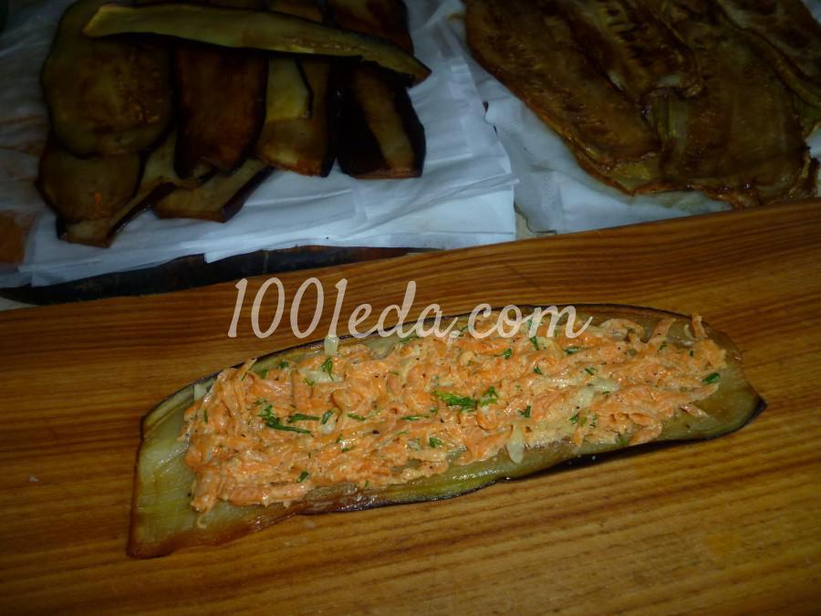 Овощная закуска из кабачка, баклажана и моркови: пошаговое фото - Шаг №9