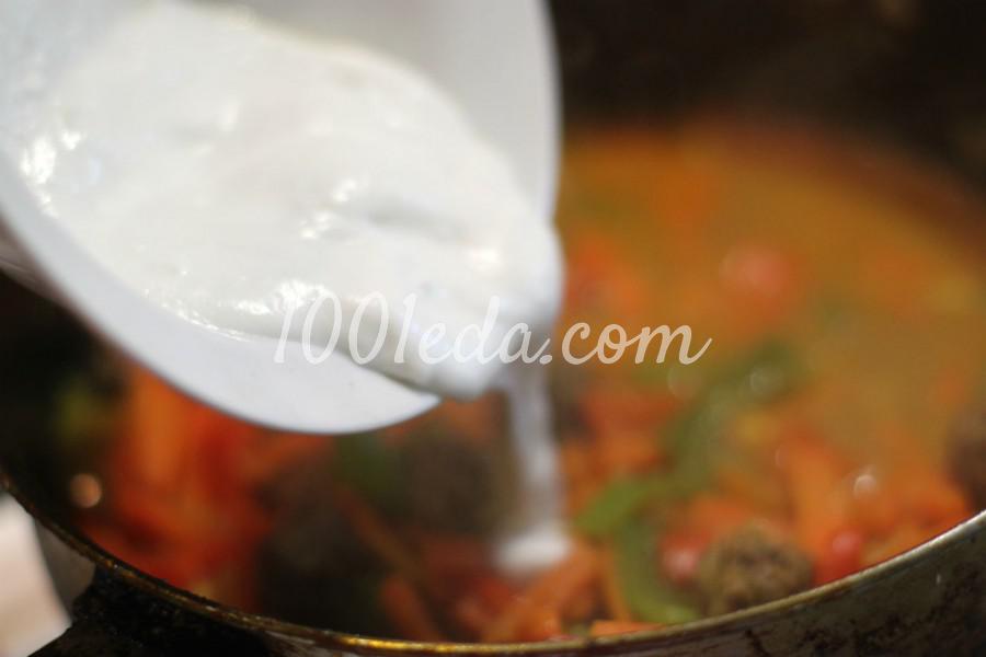 Овощное карри с фрикадельками: рецепт с пошаговым фото - Шаг №7