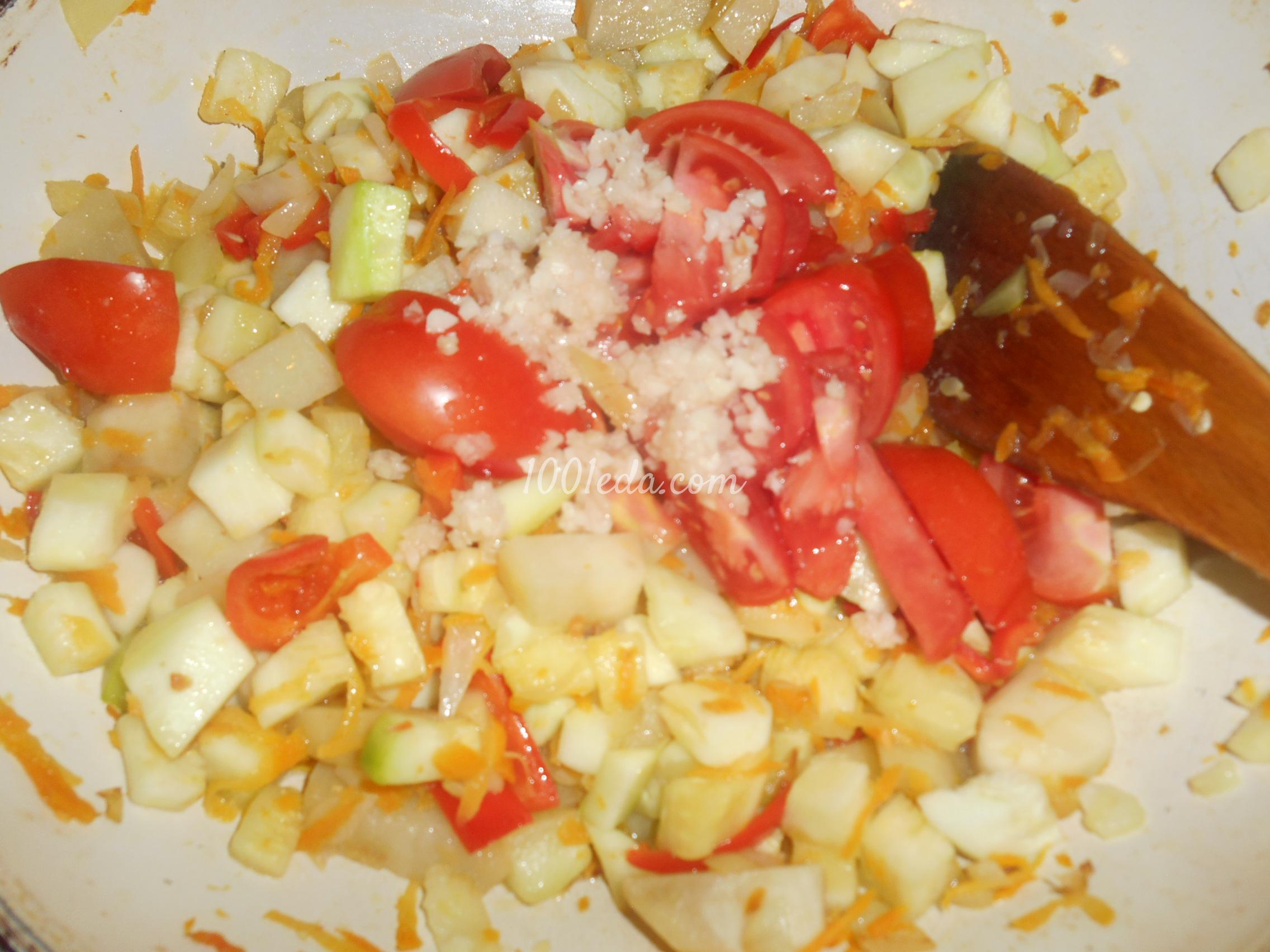 Овощное рагу с кабачками и картофелем: рецепт с пошаговым фото - Шаг №14