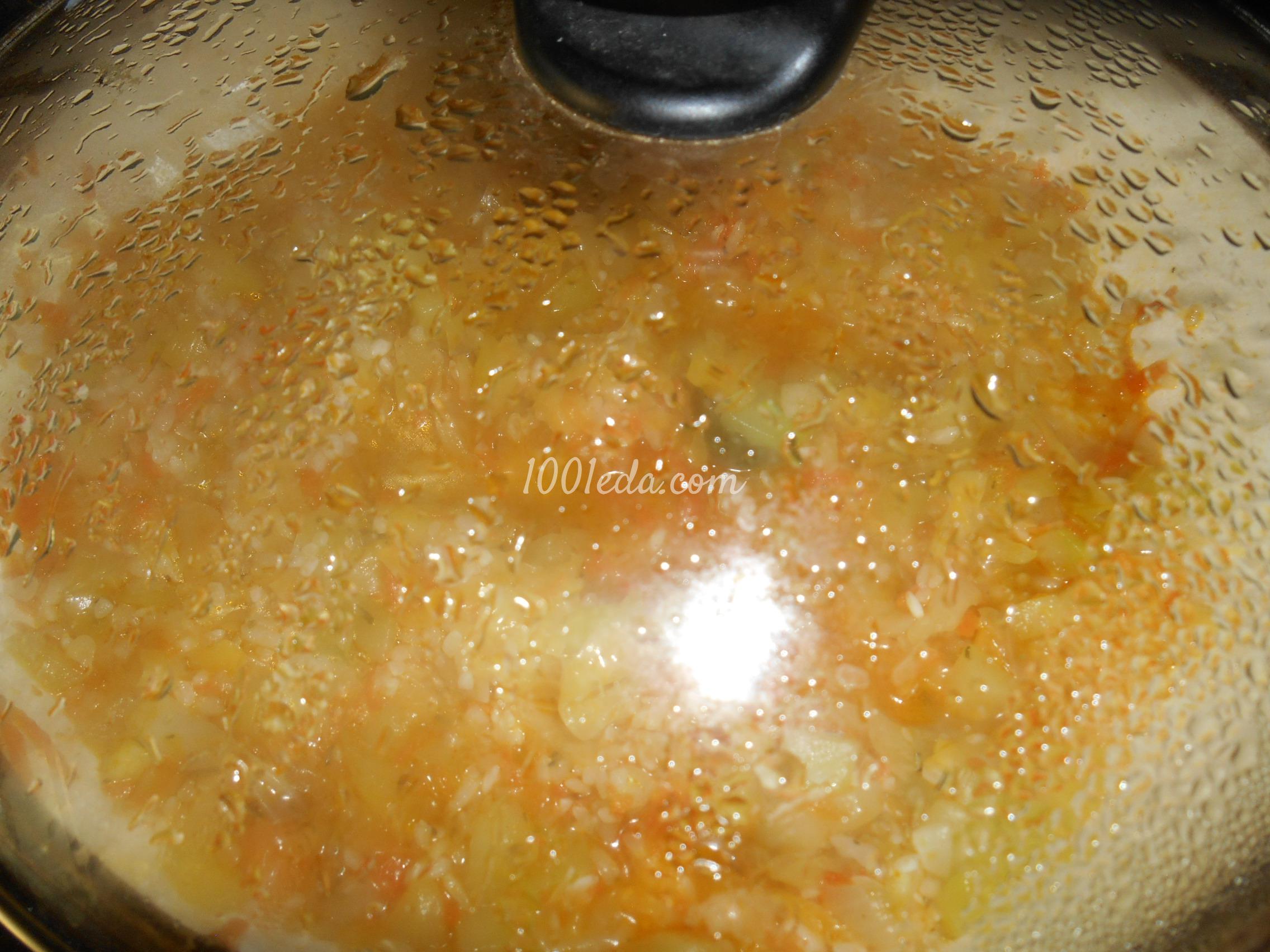 Овощное рагу с рисом и кабачками: рецепт с пошаговым фото - Шаг №16