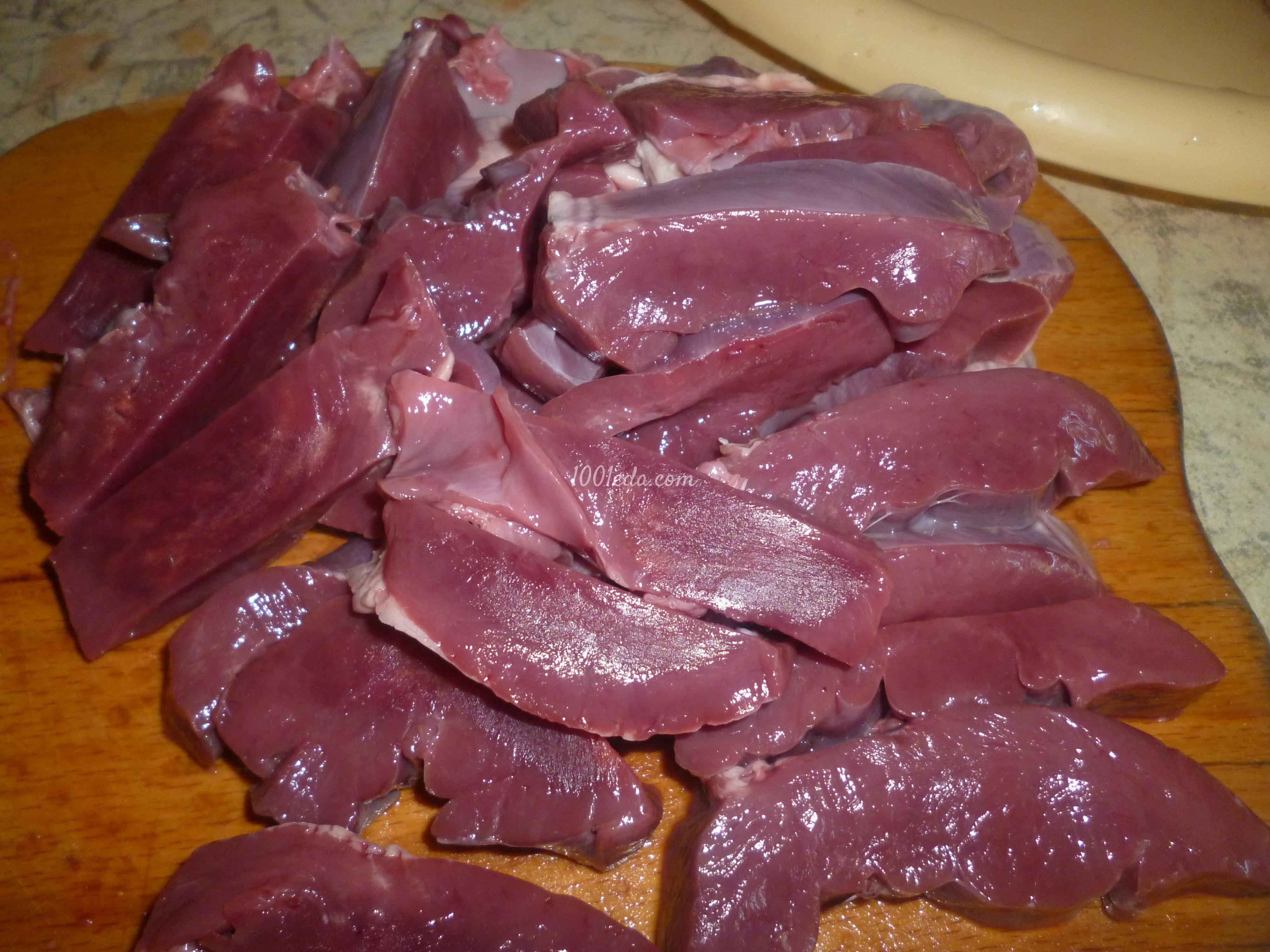 Овощное рагу со свиными легкими и сердцем в мультиварке: рецепт с пошаговым фото - Шаг №2