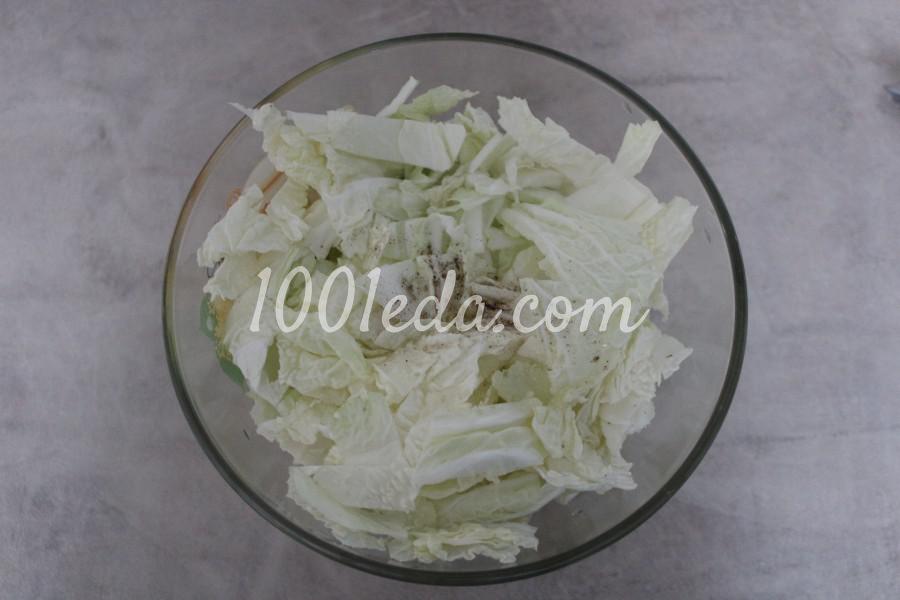 Овощной салат из пекинской капусты и свежего огурца: пошаговый с фото - Шаг №2