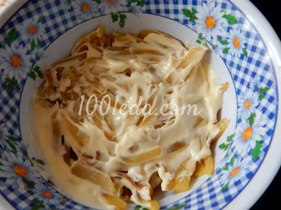 Овощной салат с жареным картофелем: рецепт с пошаговым фото - Шаг №6