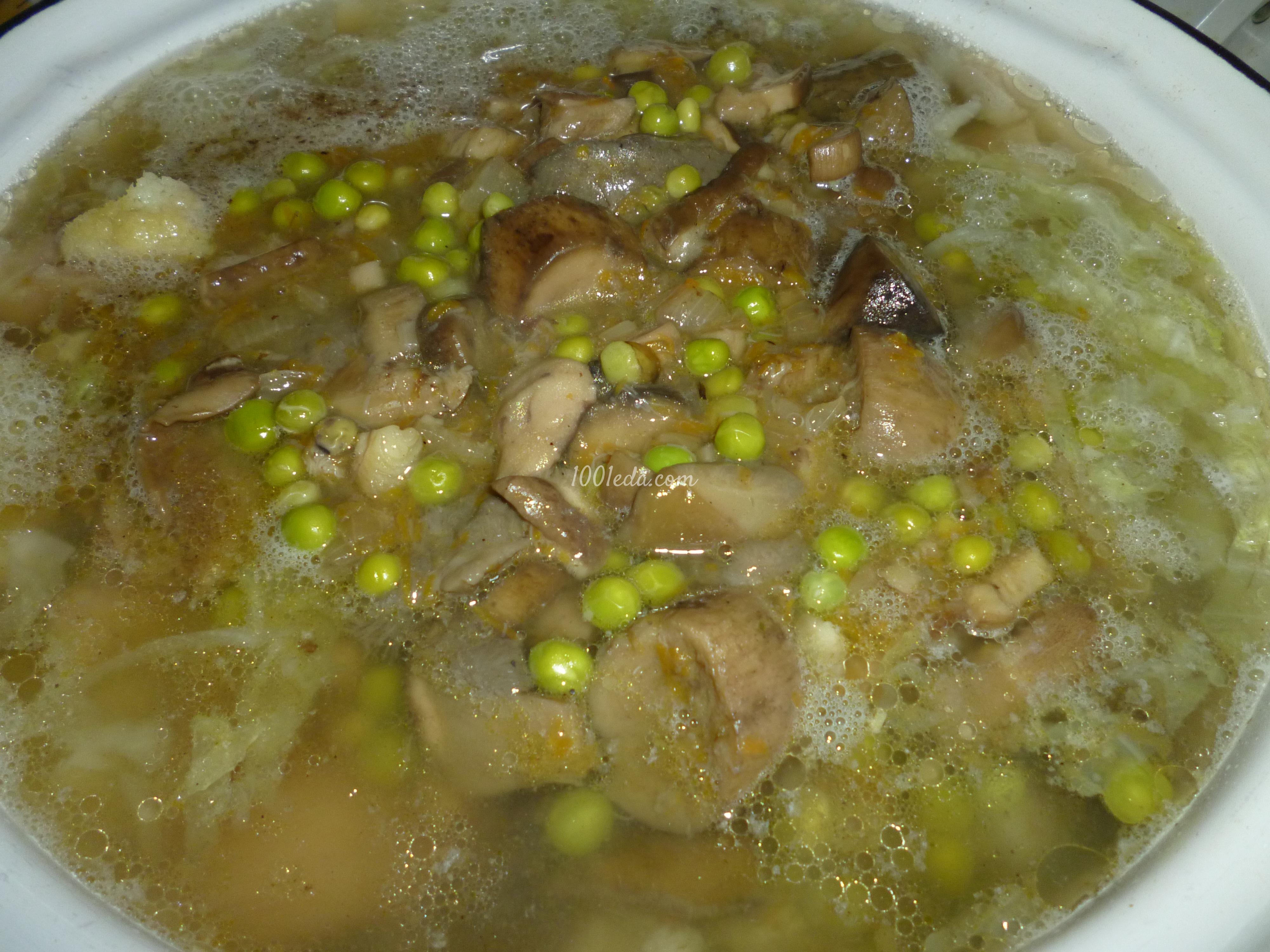 Овощной суп с белыми грибами: рецепт с пошаговым фото - Шаг №13
