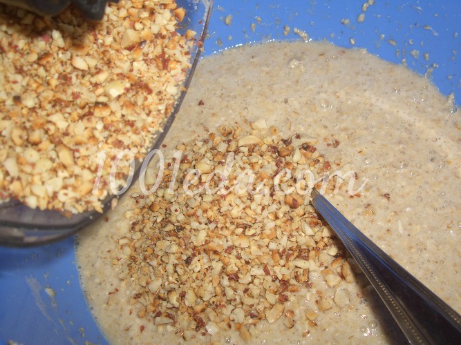 Овсяно-арахисовый пирог Каприз: рецепт с пошаговым фото - Шаг №6