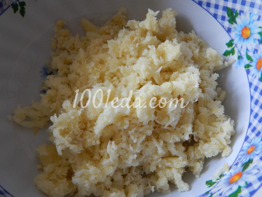 Паровые картофельные кнедлики с грибами: рецепт с пошаговым фото - Шаг №1