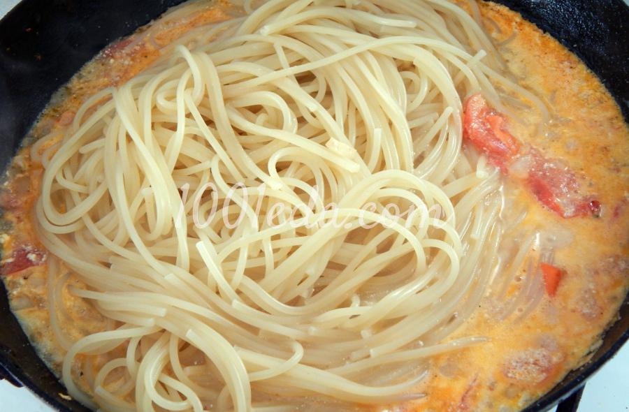 Паста со сливочно-томатным соусом: рецепт с пошаговым фото - Шаг №4