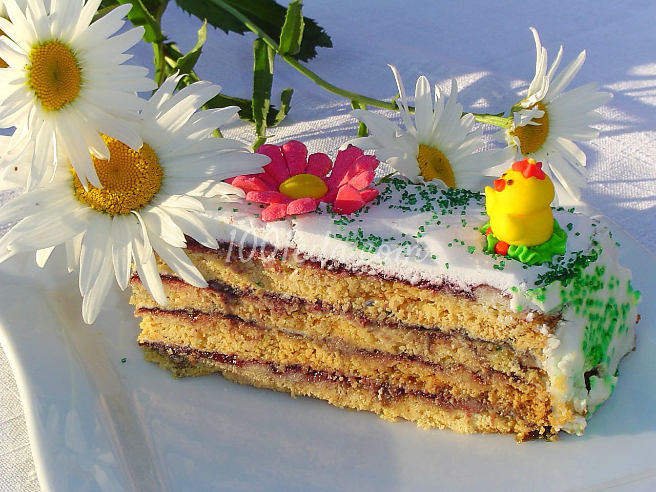 Пасхальный торт со штрейзелем: рецепт с пошаговым фото - Шаг №9