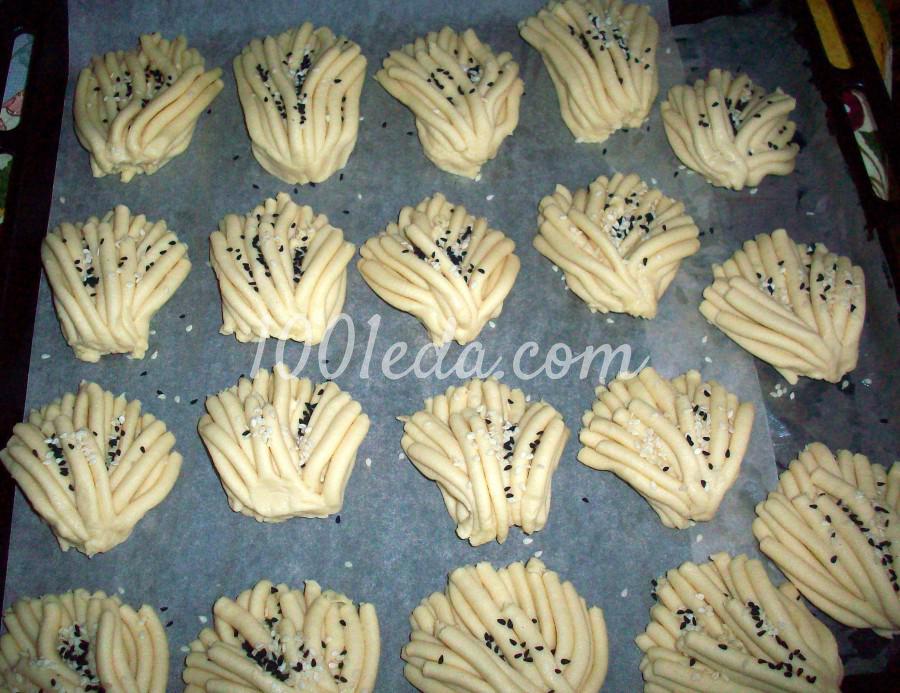 Печенье Хризантемы: рецепт с пошаговым фото - шаг №4