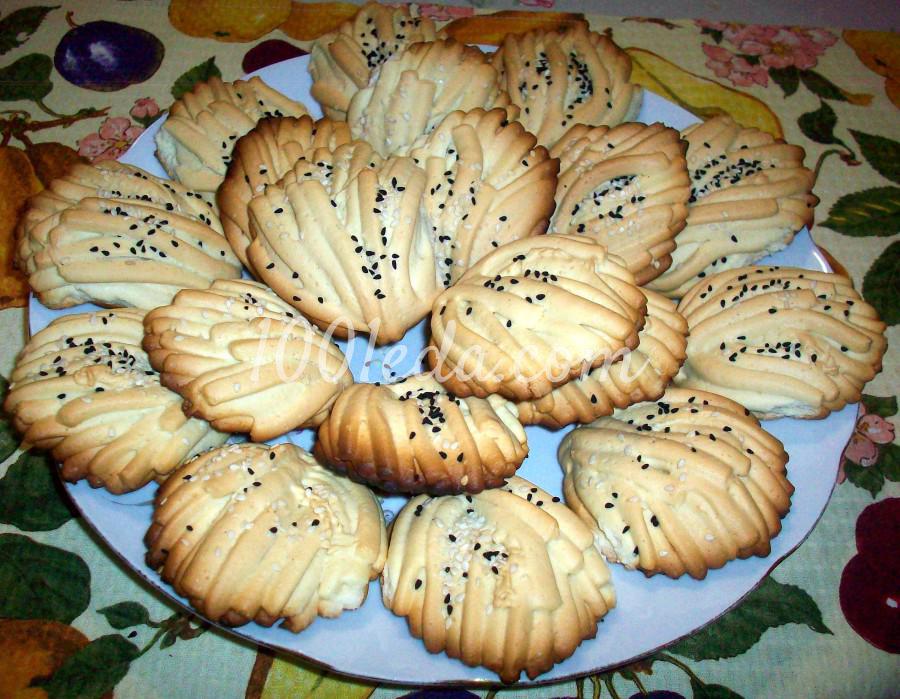 Печенье Хризантемы: рецепт с пошаговым фото - шаг №5