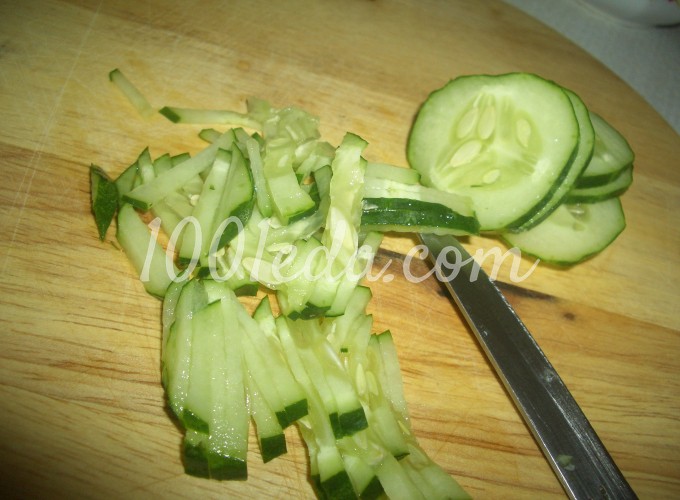 Печеночный салат с грибами: рецепт с пошаговым фото - Шаг №3