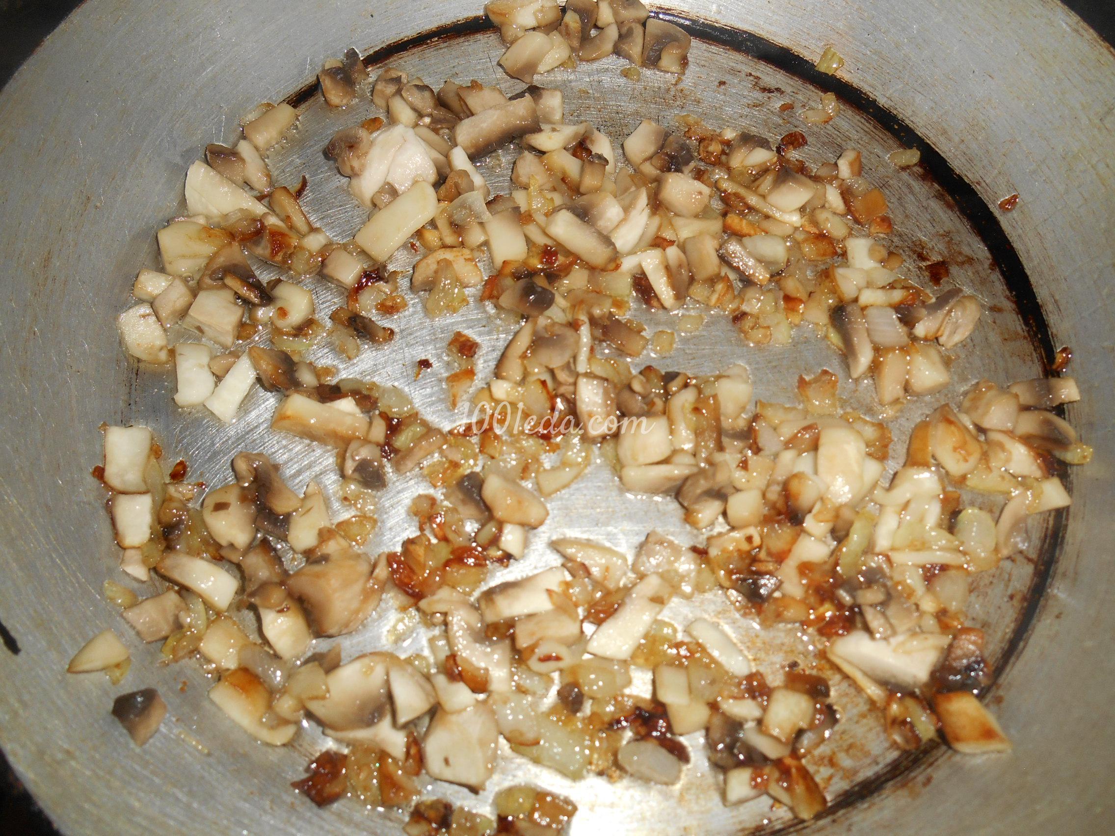 Печёночные оладьи с грибами: рецепт с пошаговым фото - Шаг №2