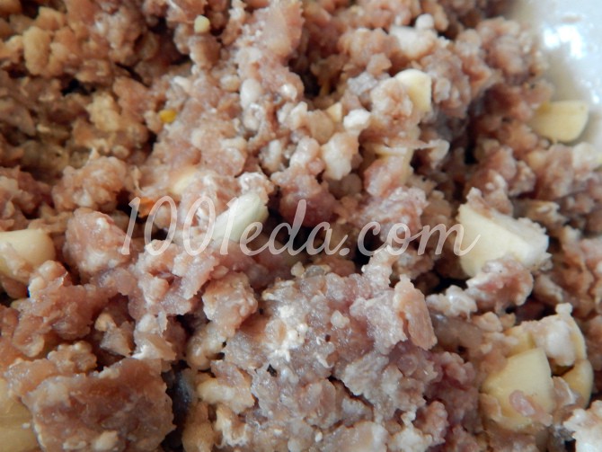 Пельменная улитка с рисово-мясной начинкой: рецепт с пошаговым фото