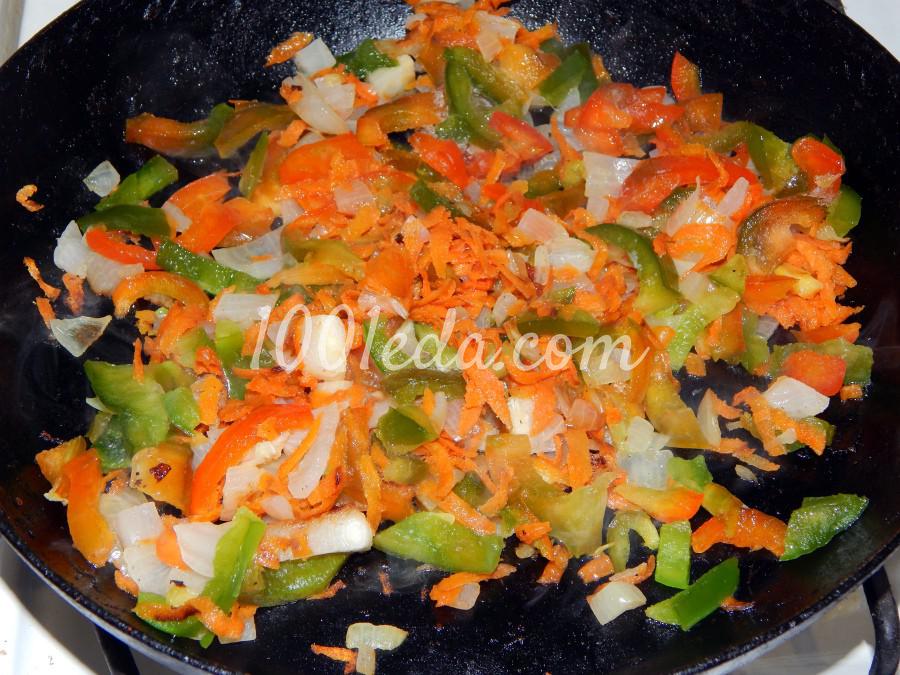 Песочная галета с овощами и гречкой: рецепт с пошаговым фото - Шаг №5