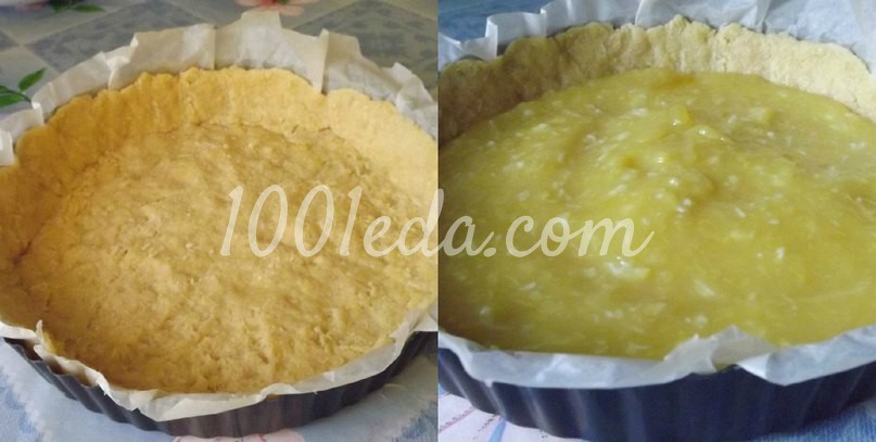 Песочный лимонный пирог: рецепт с пошаговым фото