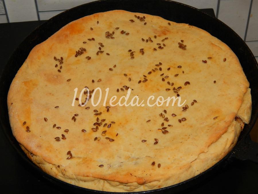 Песочный пирог с маринованной капустой и яйцом: рецепт с пошаговым фото - Шаг №9