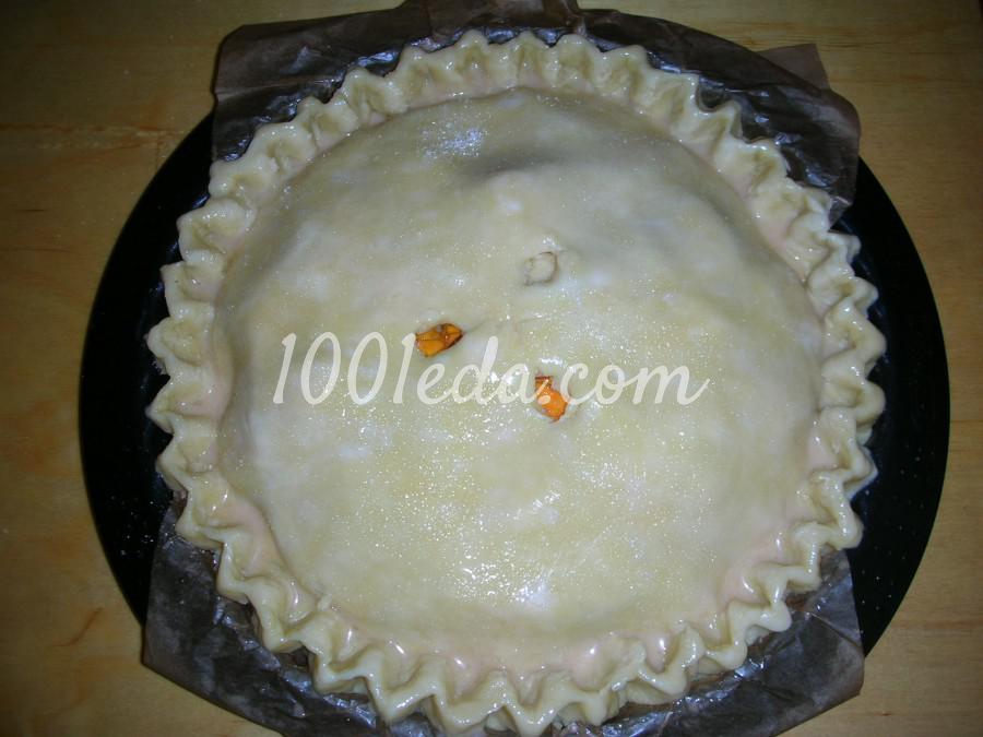 Песочный пирог с тыквой и яблоками: рецепт с пошаговым фото - Шаг №14