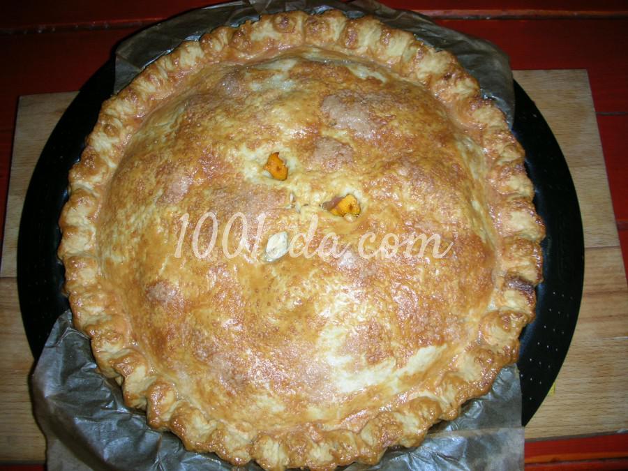 Песочный пирог с тыквой и яблоками: рецепт с пошаговым фото - Шаг №15