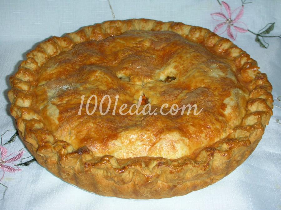 Песочный пирог с тыквой и яблоками: рецепт с пошаговым фото - Шаг №16