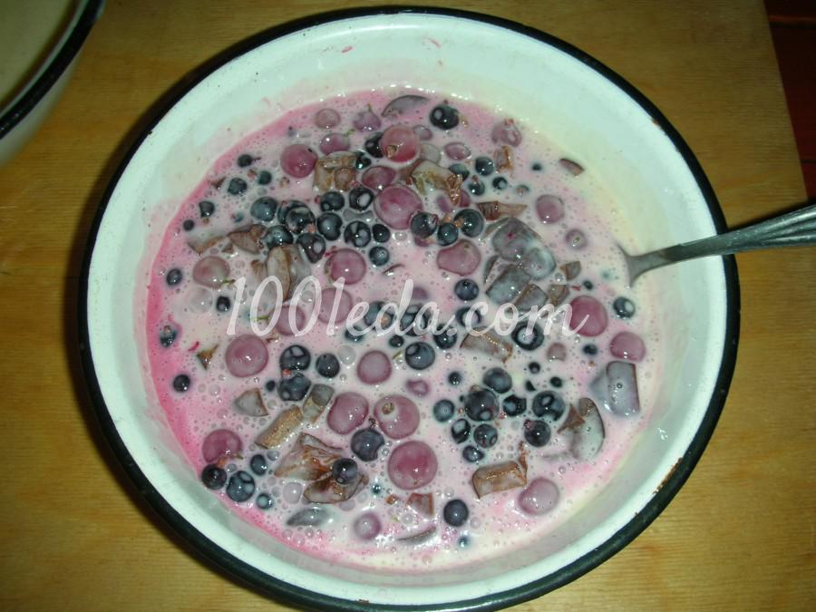 Песочный пирог с ягодами в сметанной заливке: рецепт с пошаговым фото - Шаг №7