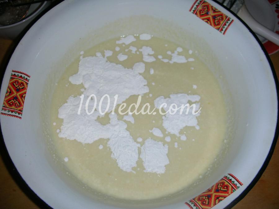 Песочный пирог со сливами и творогом: рецепт с пошаговым фото - Шаг №7