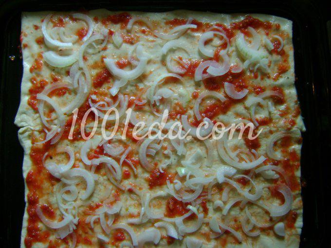 Пицца с салями и моцареллой: рецепт с пошаговым фото - Шаг №2