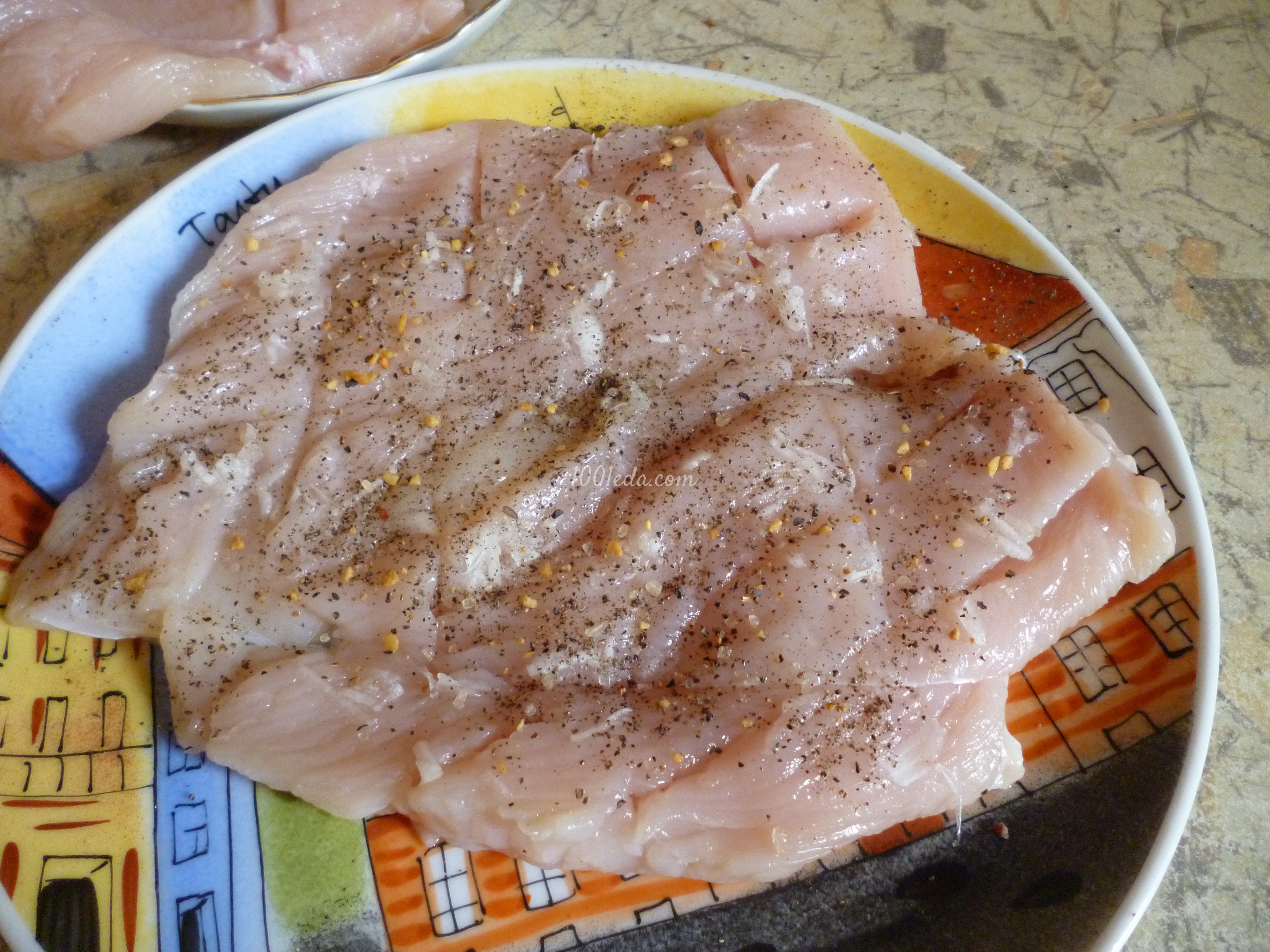 Пикантное куриное филе: рецепт с пошаговым фото - Шаг №3