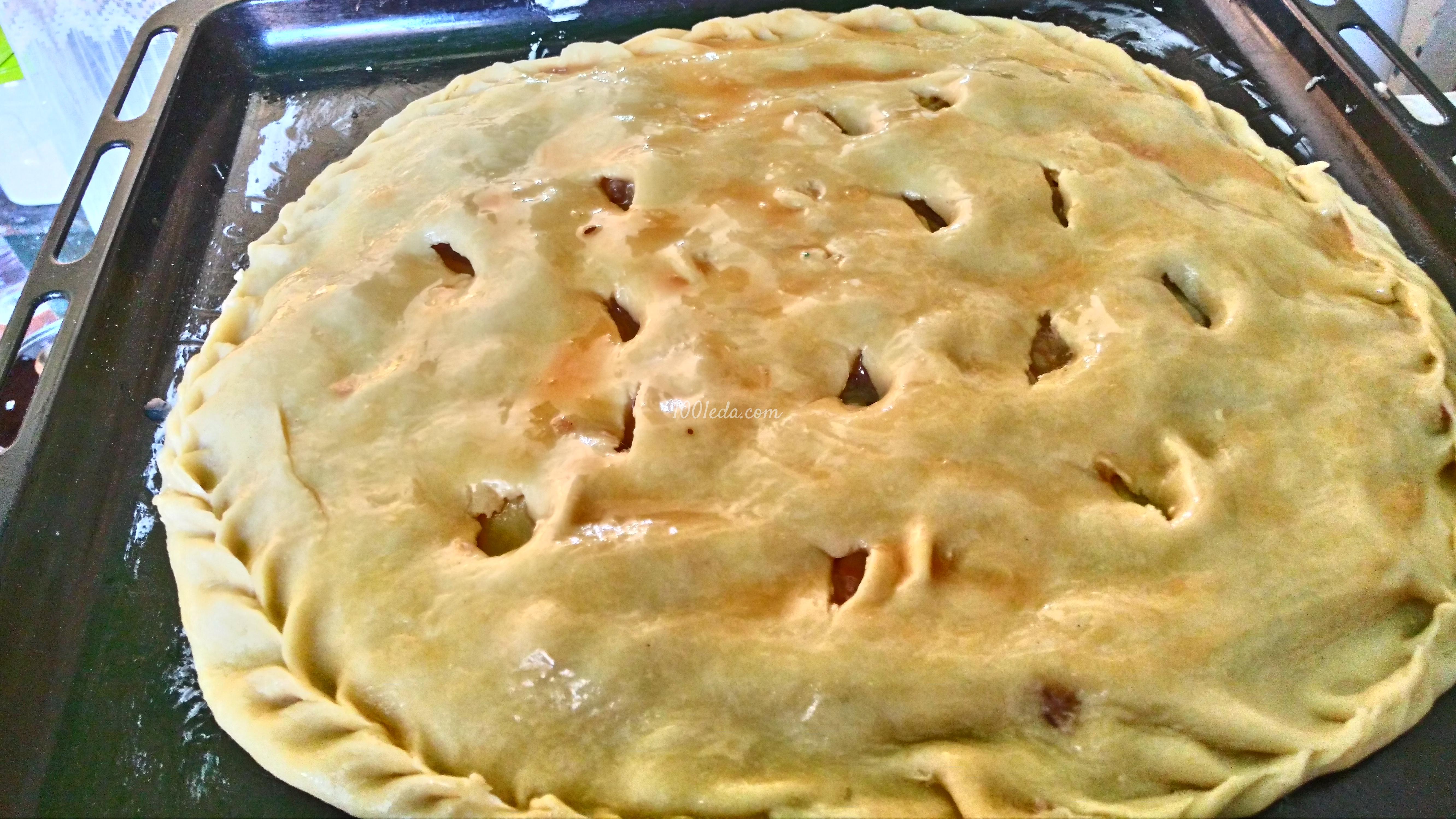 Пирог из песочного теста с картошкой, мясом и луком: рецепт с пошаговым фото - Шаг №7