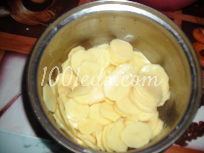 Пирог на кефире с говядиной, грибами и картофелем: рецепт с пошаговым фото - Шаг №5