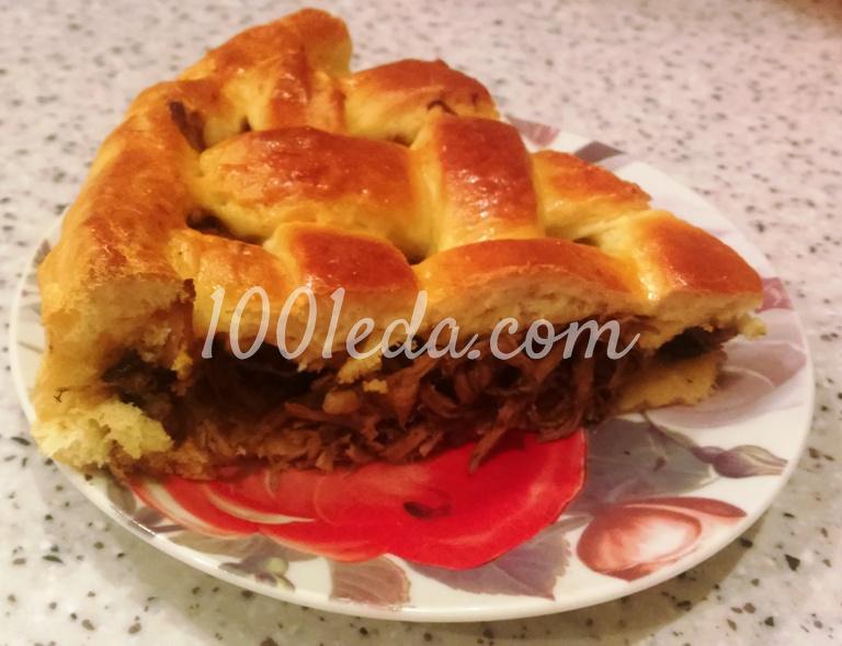 Пирог с индейкой и черносливом: рецепт с пошаговым фото - Шаг №6