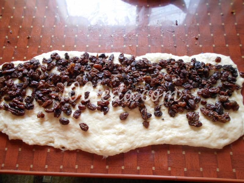 Пирог с изюмом – простой рецепт: пошаговый с фото - Шаг №3