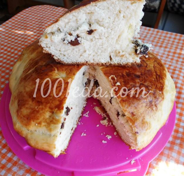 Пирог с изюмом – простой рецепт: пошаговый с фото - Шаг №6