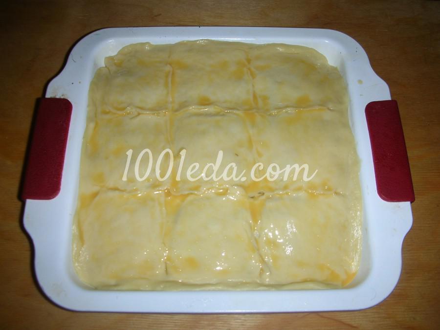 Пирог с сыром из сдобного дрожжевого теста: рецепт с пошаговым фото - Шаг №10