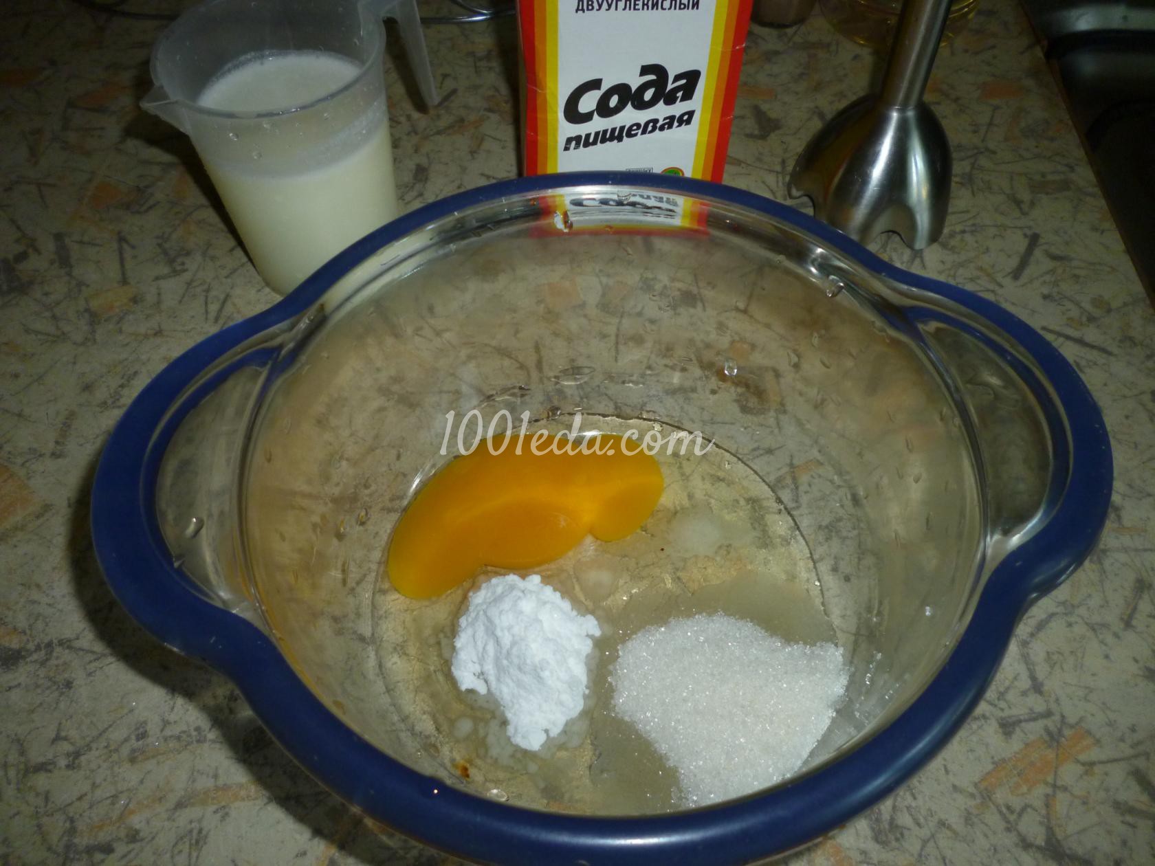 Пирожное Лентяйки на сковороде: рецепт с пошаговым фото - Шаг №1