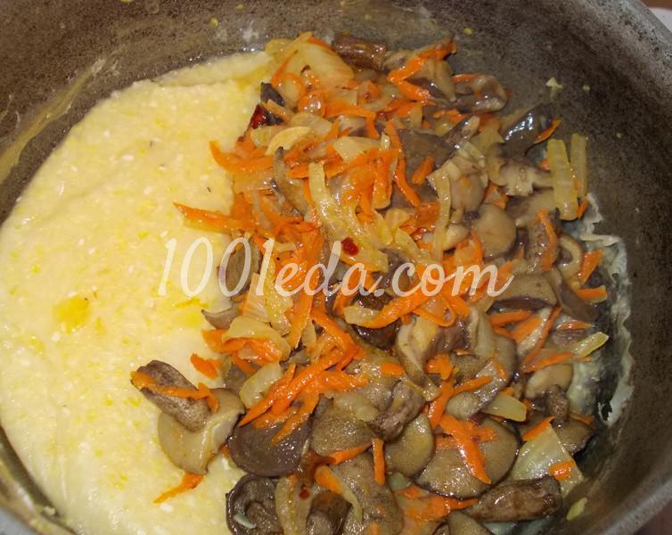 Постная кукурузная каша с грибами: рецепт с пошаговым фото - Шаг №4
