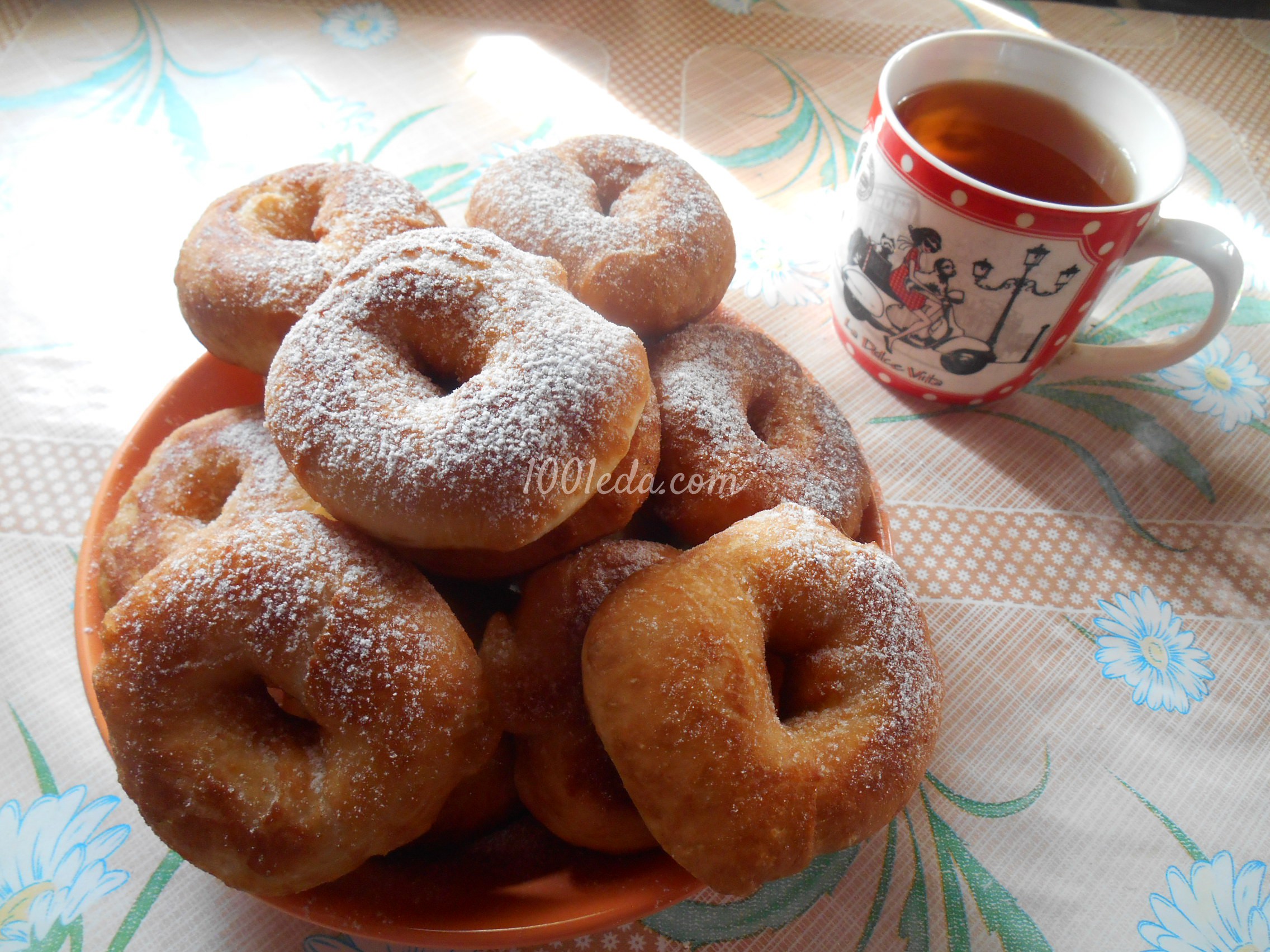 Постные ванильные пончики: рецепт с пошаговым фото - Шаг №7
