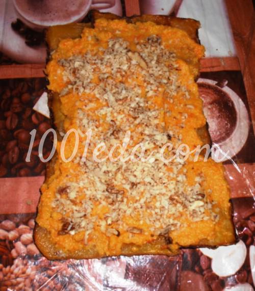 Постный кабачковый рулет с морковью и орехами: рецепт с пошаговым фото - Шаг №16