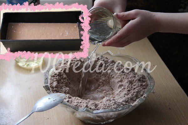 Постный шоколадный кекс: рецепт с пошаговым фото - Шаг №3