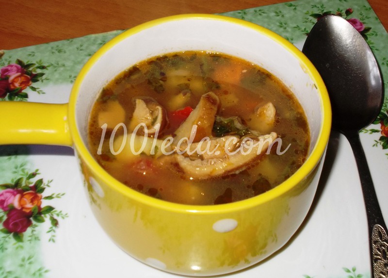 Постный супчик с грибами и рисом: рецепт с пошаговым фото - Шаг №6