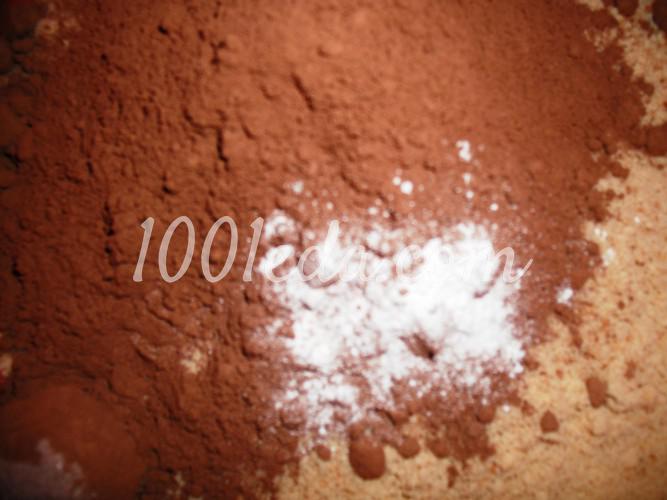Постный сухарный шоколадный рулет с вишней без выпечки: рецепт с пошаговым фото- Шаг №2