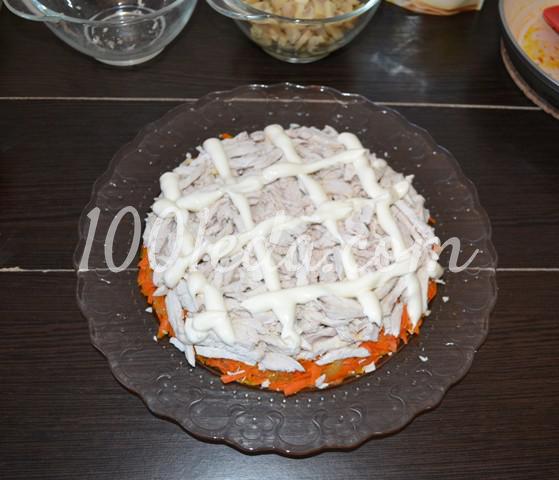 Праздничный салат Апельсиновая долька: рецепт с пошаговым фото - Шаг №3