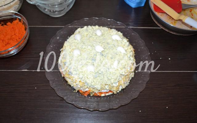 Праздничный салат Апельсиновая долька: рецепт с пошаговым фото - Шаг №6