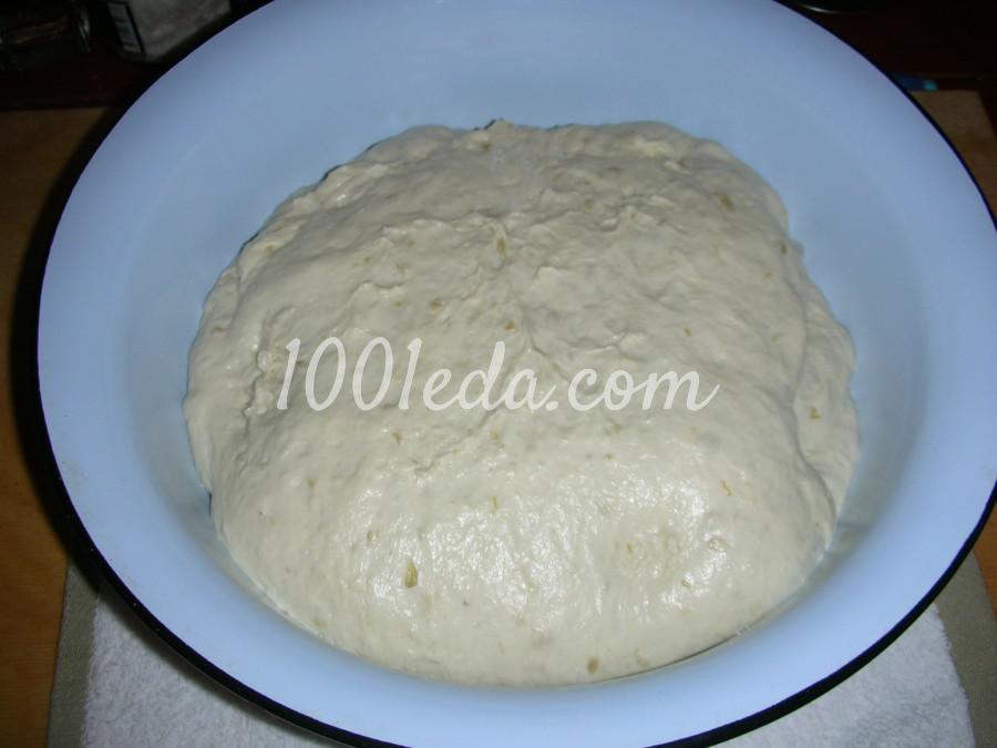 Простой безопарный луковый хлеб: рецепт с пошаговым фото - Шаг №11