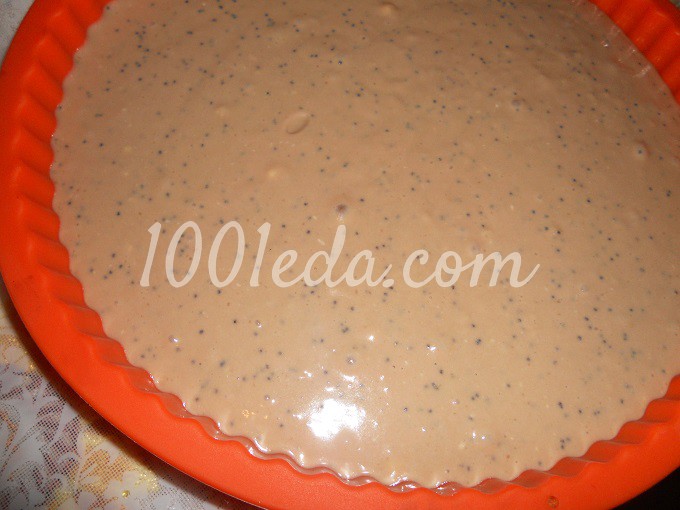 Простой шоколадный пирог с маком: рецепт с пошаговым фото - Шаг №6