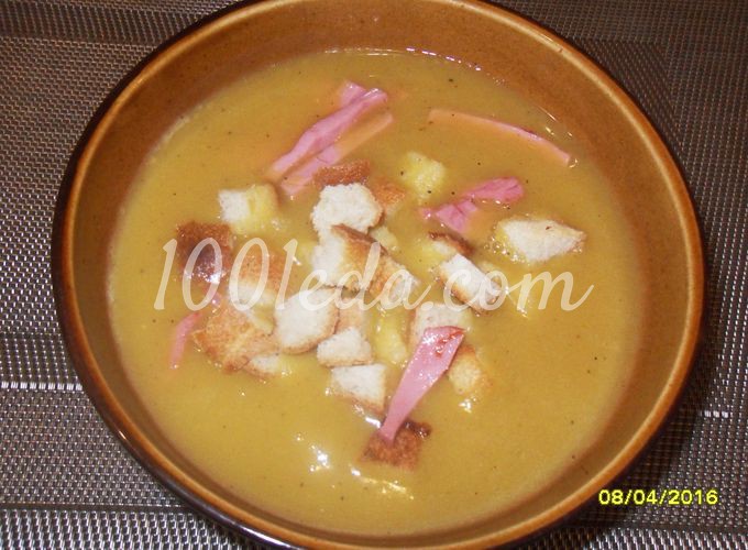Пряный суп-пюре из фасоли и тыквы: рецепт с пошаговым фото - Шаг №7