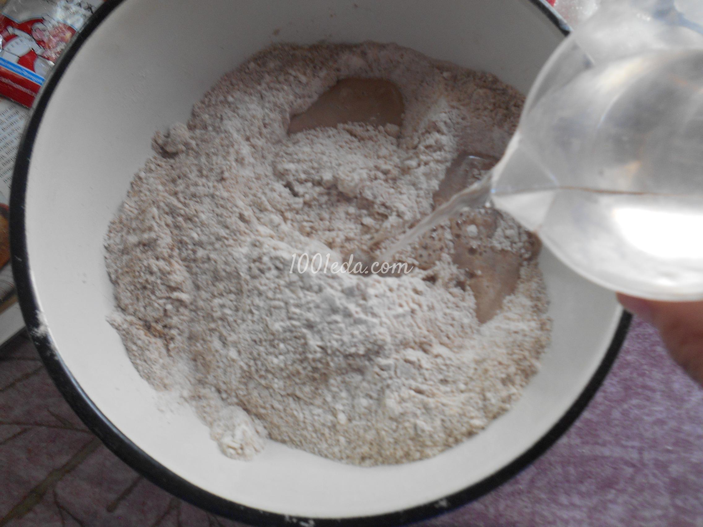 Пшеничный хлеб с льняной мукой: рецепт с пошаговым фото - Шаг №4