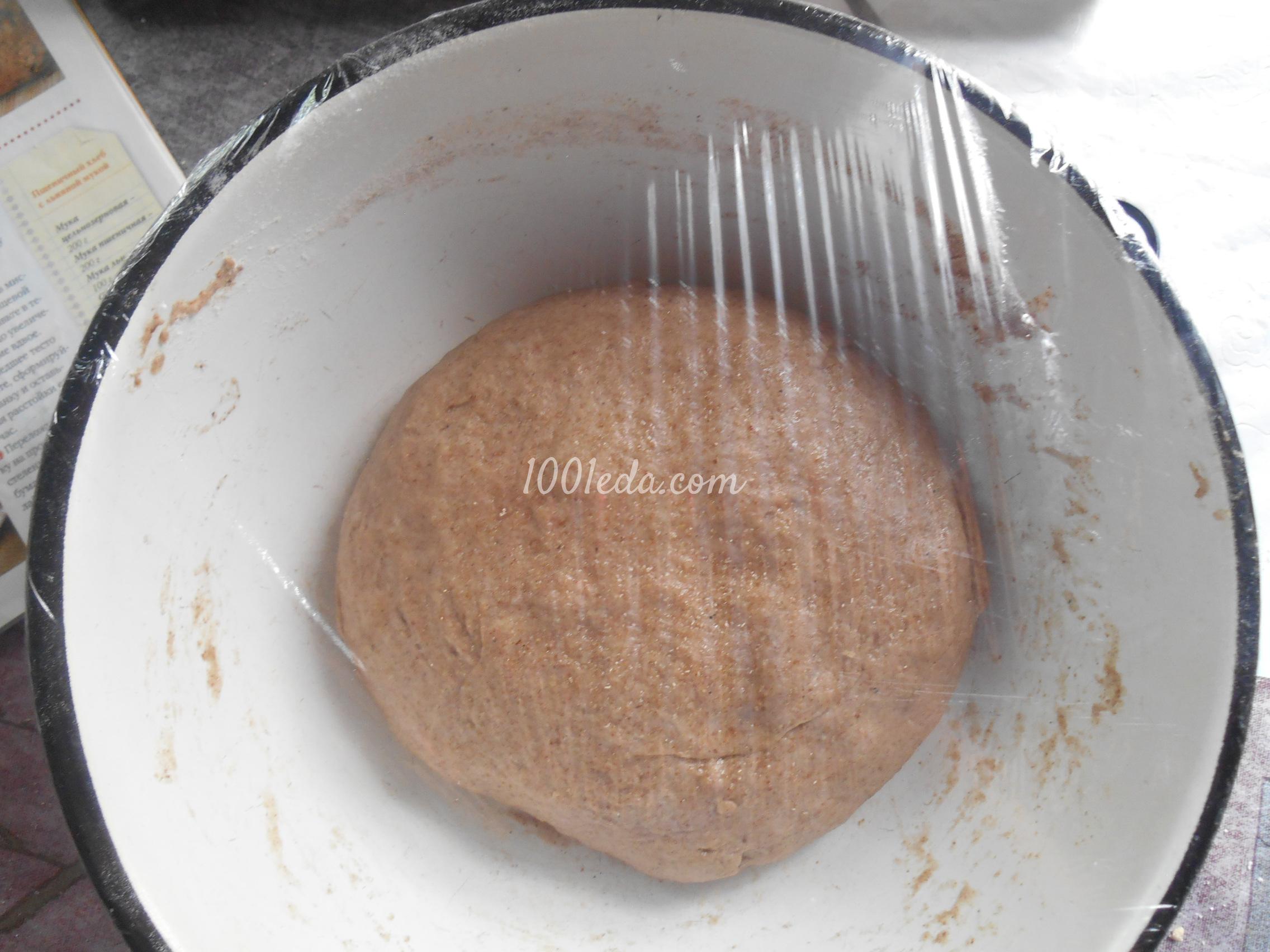 Пшеничный хлеб с льняной мукой: рецепт с пошаговым фото - Шаг №7